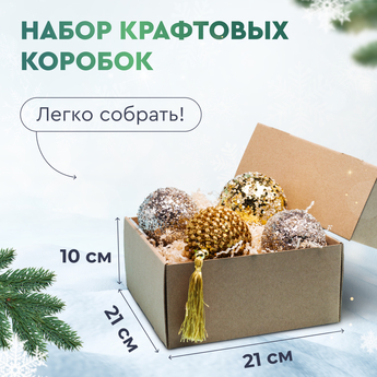 Коробка "Крышка + Дно" 210-210-100